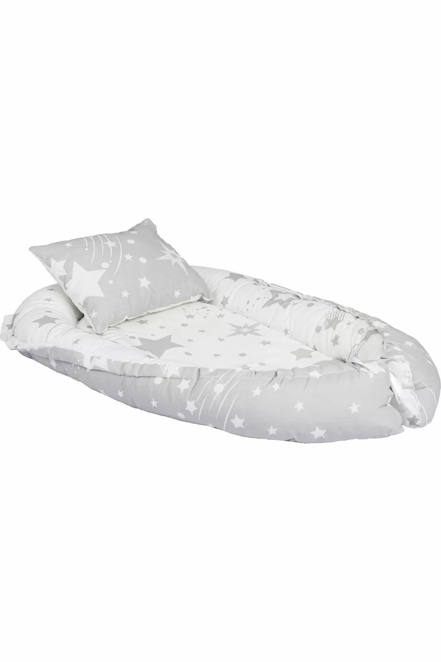 Btrend Babynest Lit et Oreiller + Cadeau Pochette Berceau Bascule Panier Lit Bébé Hamac Ensemble 2 pièces