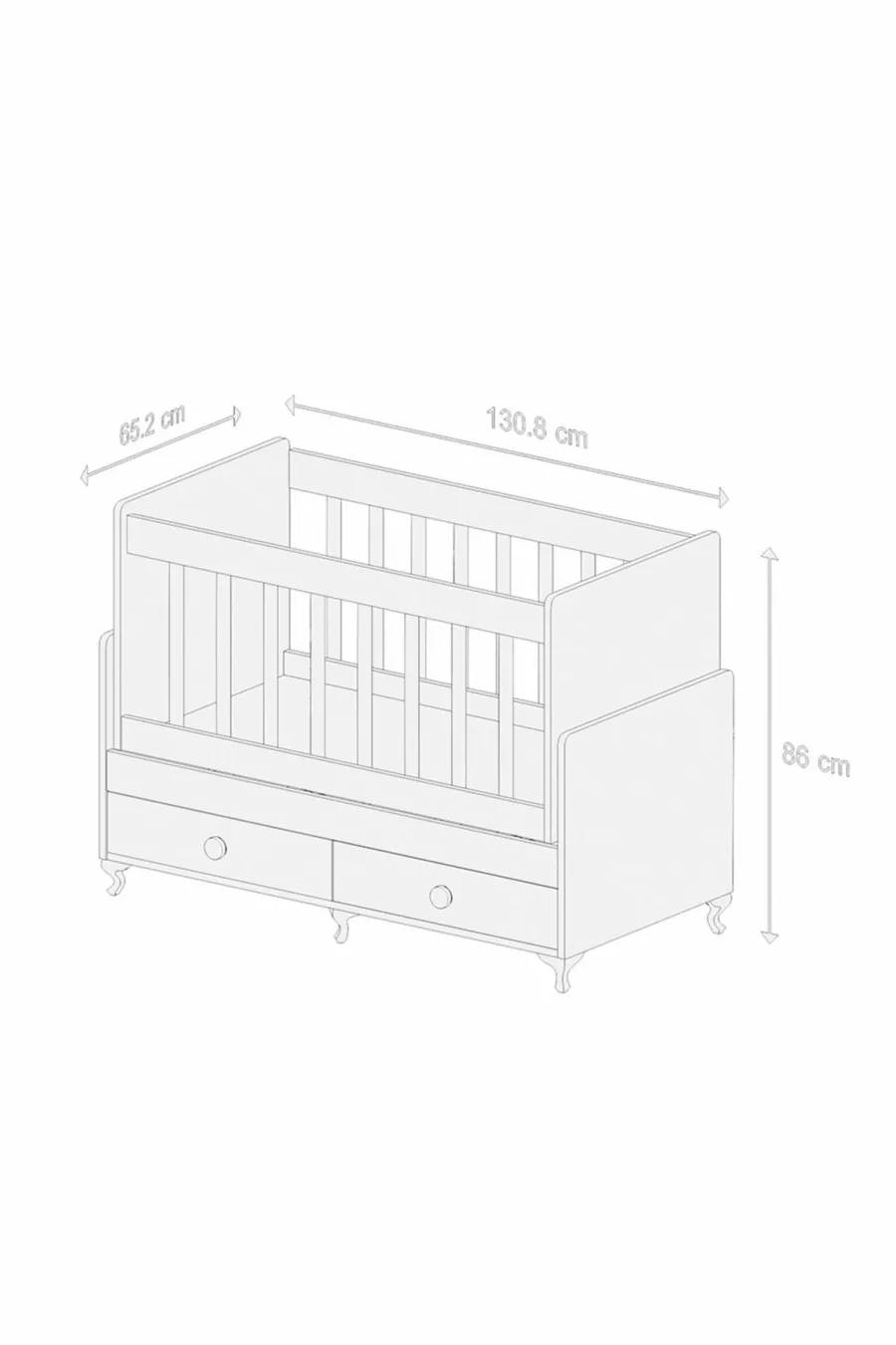 Wsmall Rocking Baby Cradle Bed with Blue Bedding Set Gift