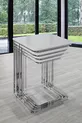 Table d'appoint Veys Vegas - - Blanc