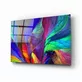 Peinture sur Verre aux Motifs Colorés