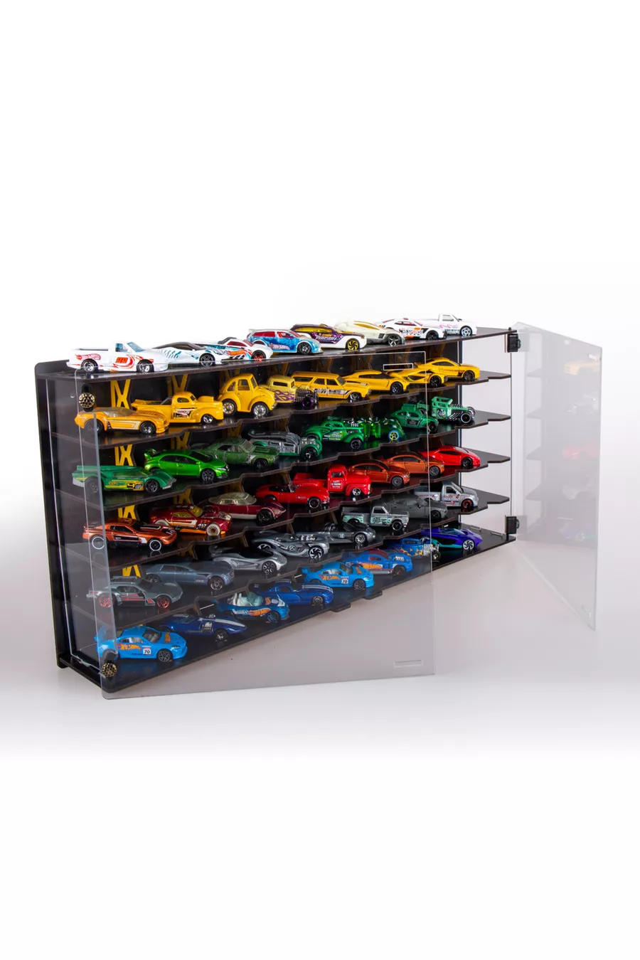 Plexiglas Deksel Holder 1/ Geschikt voor Hotwheels en Matchbox Hobby Speelgoed Auto Plank Modelauto Garage