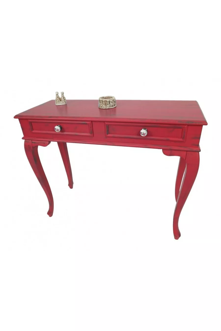 Lükens cm Lade Rood Verouderd Make-uptafel