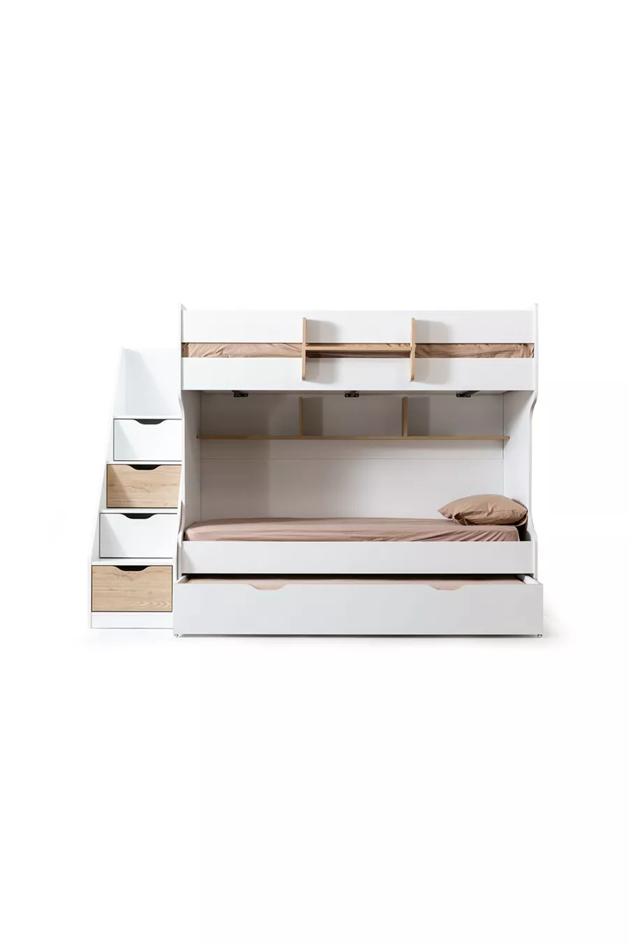 Двухъярусная кровать Bianca Compact с лестницей