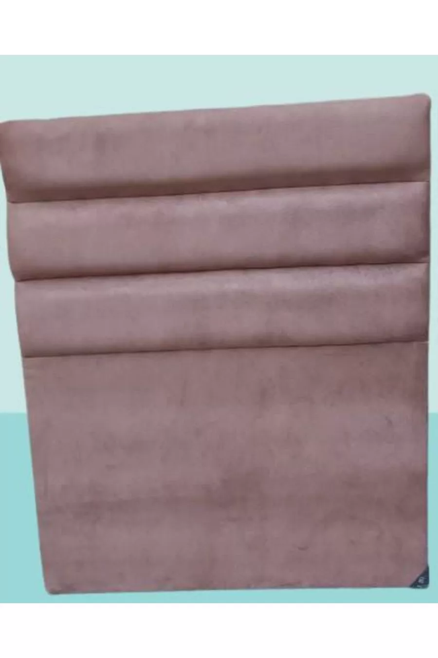 Title DK Single Person Horizontal Slice Model Thai Feather Brown Fabric Handmade