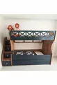 Lit superposé pour enfants modèle Atlantique Anthracite