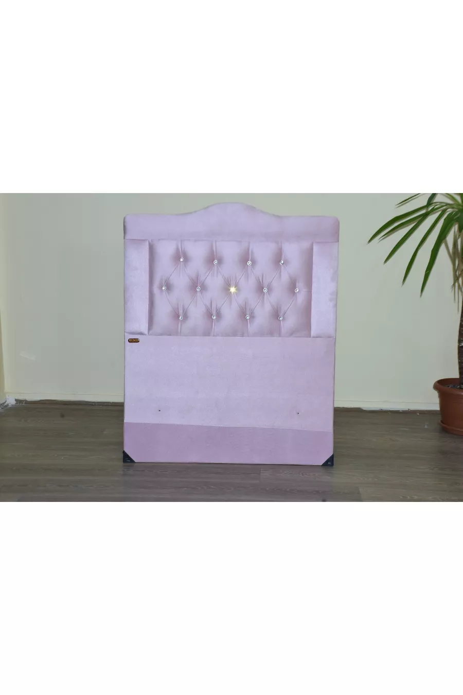 Başlık  Tay Tüy Pembe Kumaş Kapitone  cm Başlık El Yapım