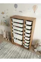 Multi-Purpose Toy Cabinet with Drawers and Storage Unit – Kids' Room Organizer with Gift Tag