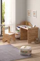 Table d'activités pour enfants avec 3 paniers et chaise avec dossier