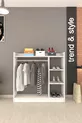 Armoire à vêtements pratique à 3 étagères - Blanche
