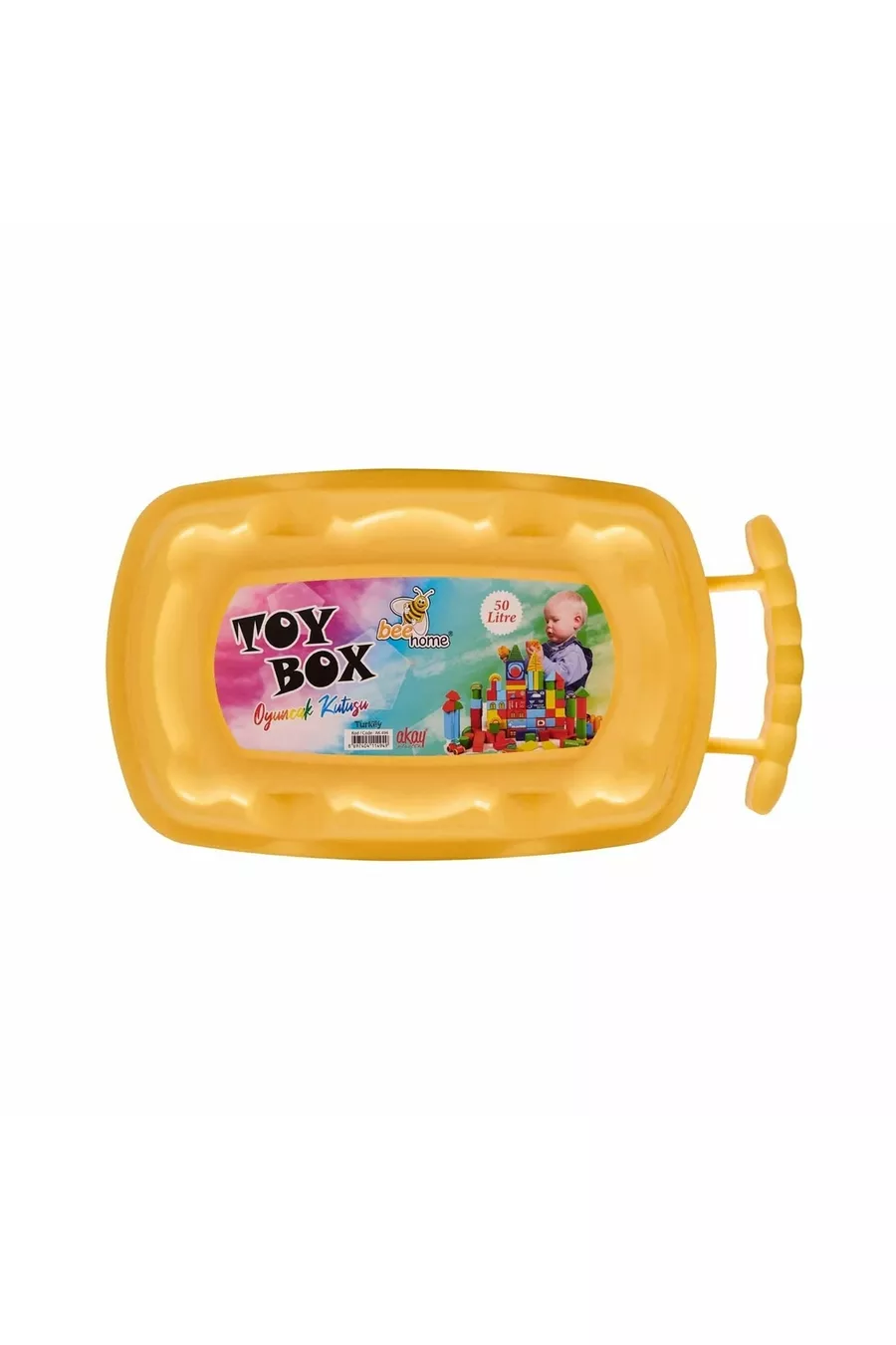 Wheeled Toy Box - Pink - Lt