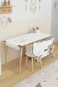 Paper Roll Activity Table Children's Study Desk Toy Cabinet