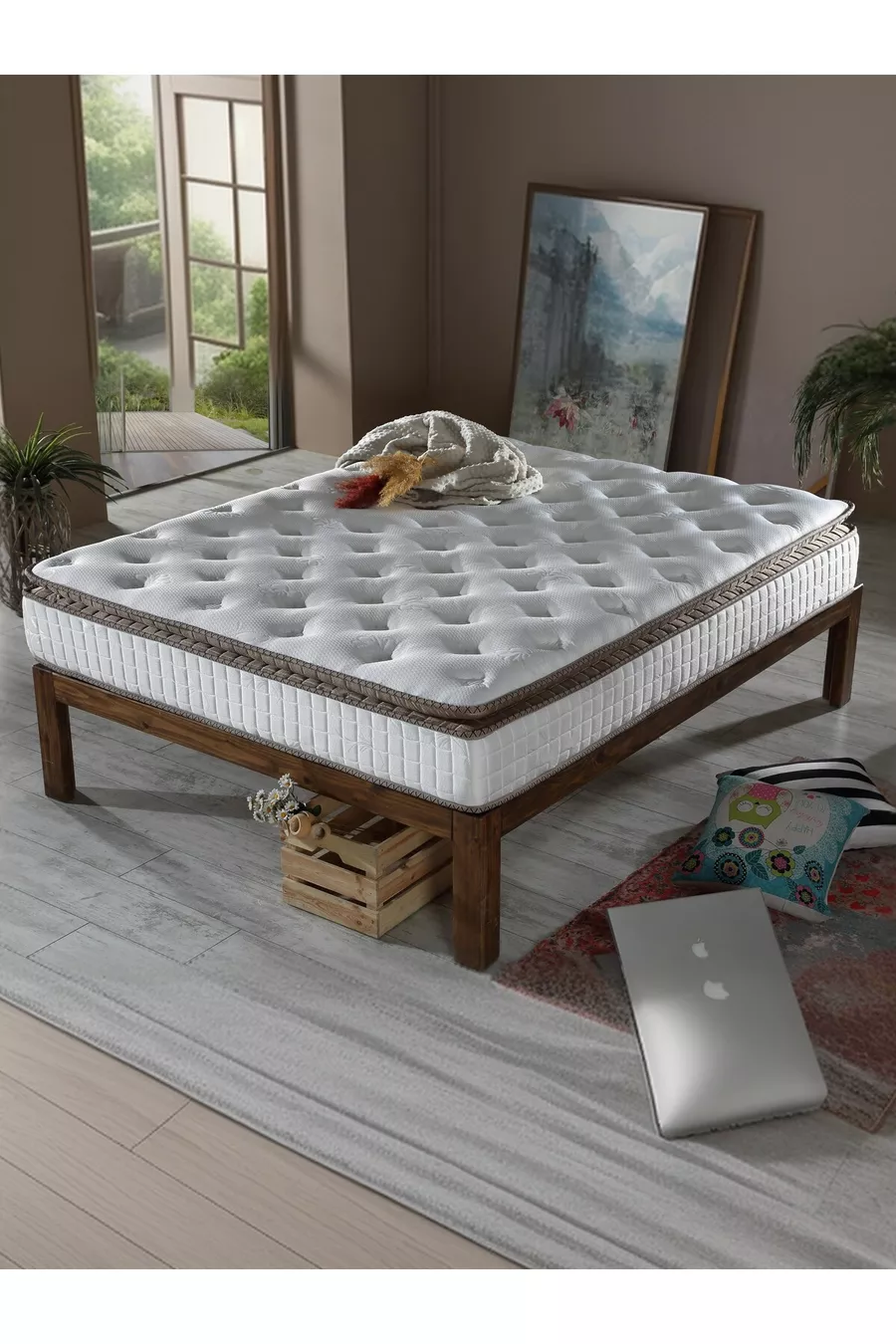 Royal Lux Bedding Akasya Ultra Orthopedisch Verend Matras met Toplaag