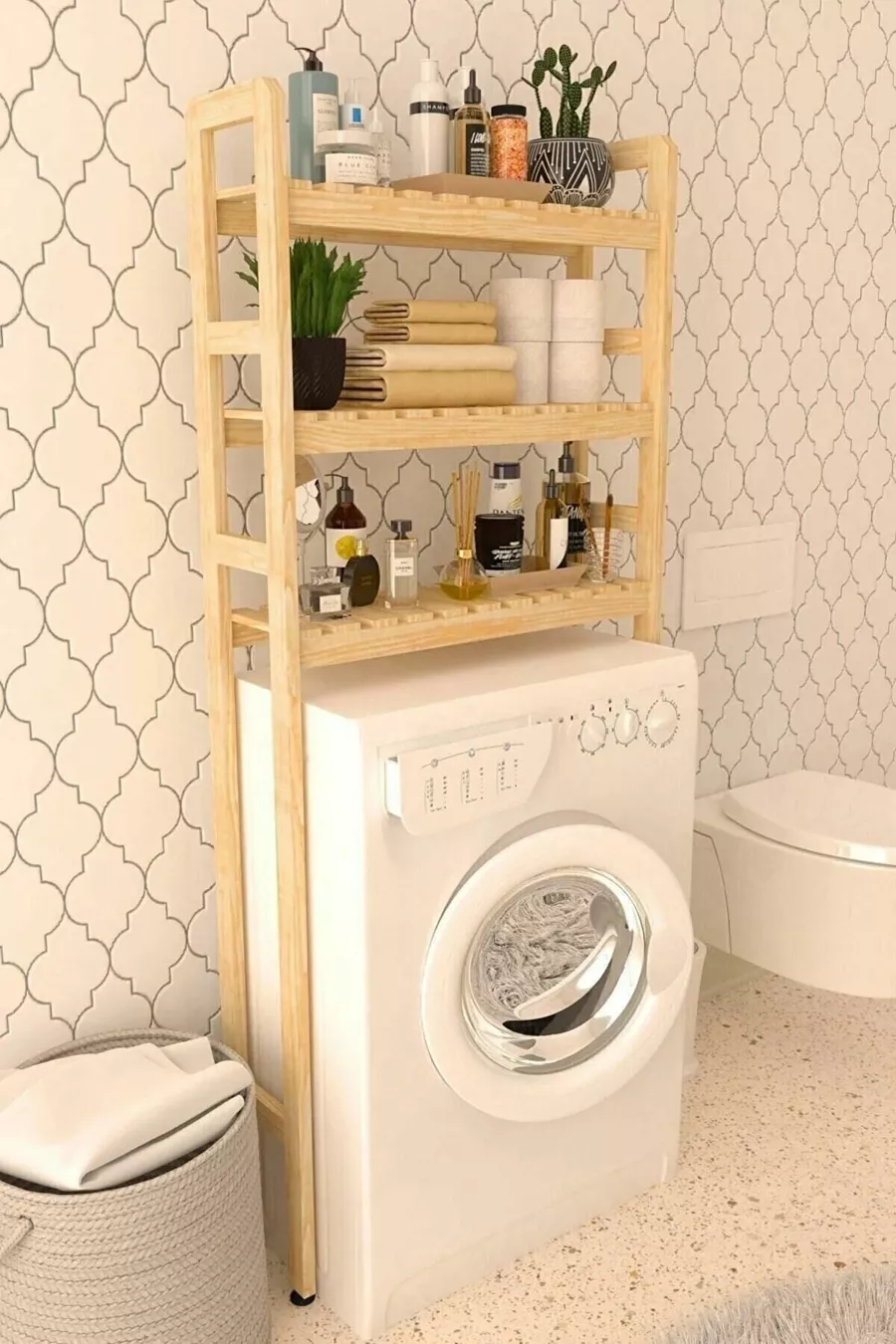 Armoire pour machine à laver de bain DESİGN  cm 