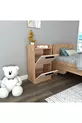 Table de chevet moderne pour chambre d'adolescent à 2 tiroirs Luses, pin de l'Atlantique beige - Luses