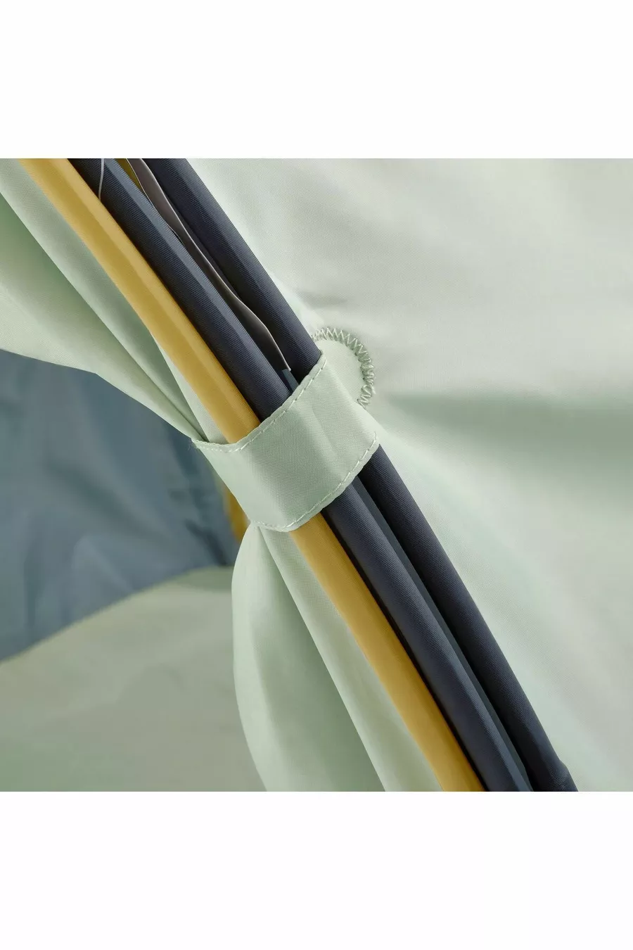 Adjustable width bed canopy, blue-green, Height: cm Width: // cm