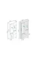 Armoire modulaire à 4 portes et 2 tiroirs, penderie - MDF de première qualité