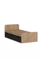 Кровать Akser Atlantic Pine Anthracite – Подходит для односпальной кровати, молодежная кровать с шкафом