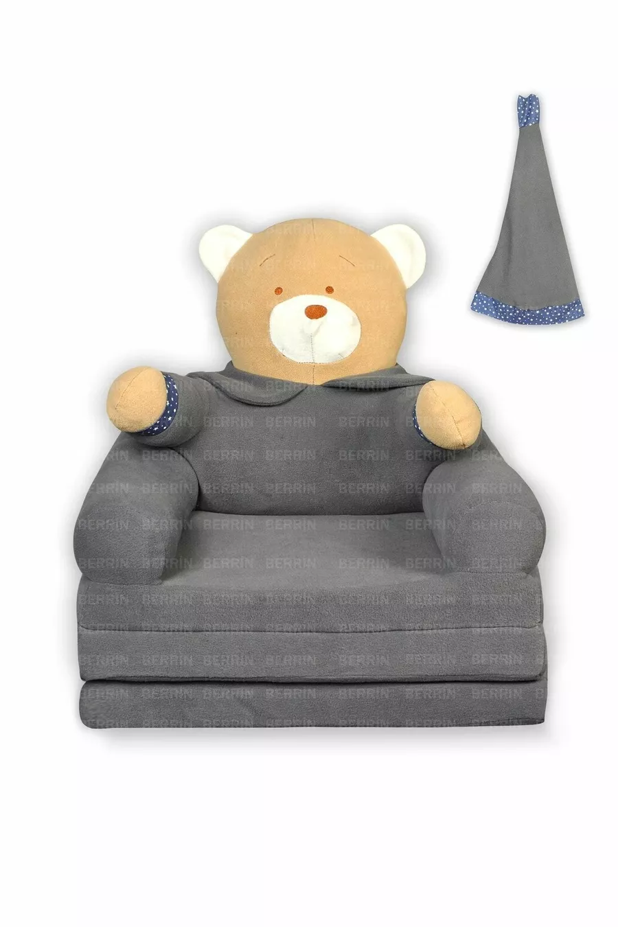 Draagbare Polar Opvouwbare Kinderstoel met Vulling, Kinderbed, Uitklapbaar, Wasbaar, Verborgen Ventilatie