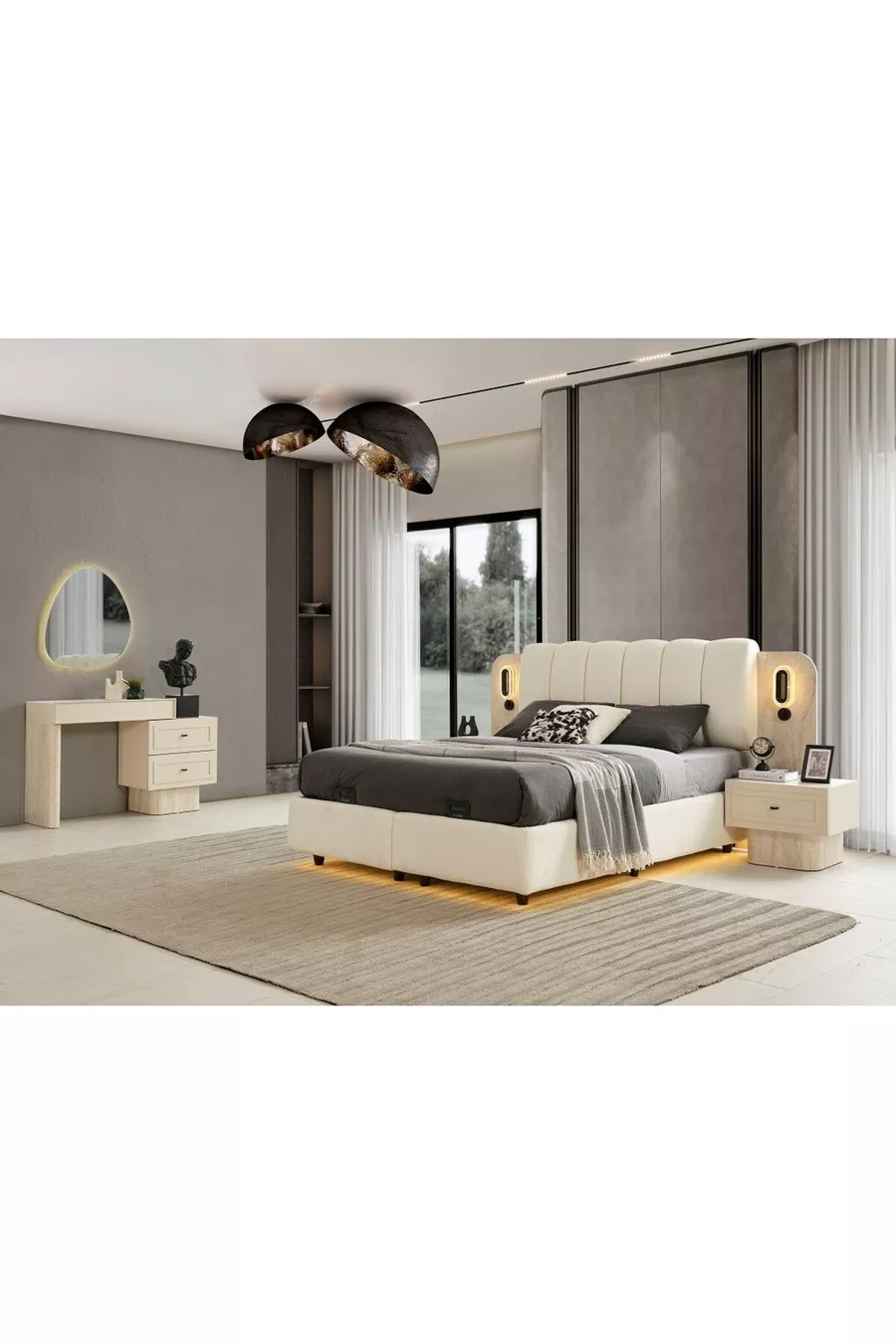 CAMERA DA LETTO HEYBELİ IN MDF
