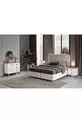 Installation gratuite - Chambre à coucher complète en MDF Flora à 6 portes - Sommier inclus