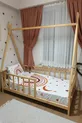 Lettino Montessori per Bambini e Neonati Unisex in Legno Naturale
