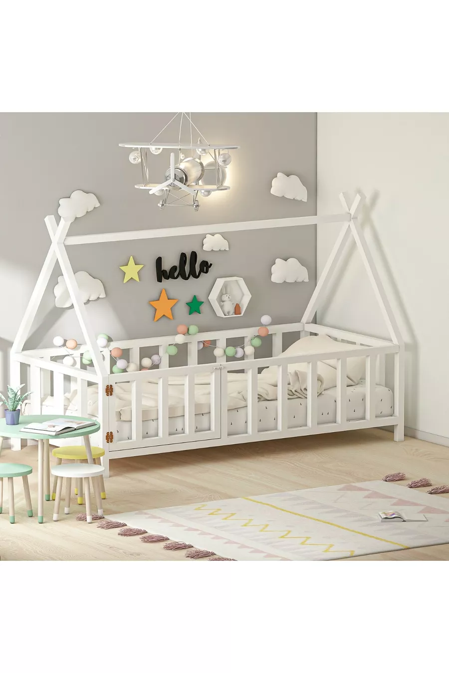 Joy Montessori Bed Wit Met Deur *