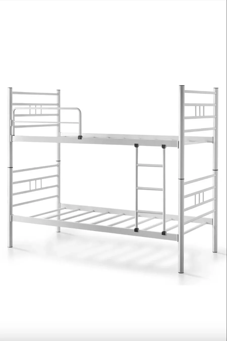 Etagenbett, Etagenbett, Metall-Etagenbett, Abnehmbares Schmiedeeisen-Metall-Etagenbett, CM Weiß