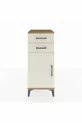 Commode Hyperion avec une étagère, 2 tiroirs et une porte, en pin et chêne