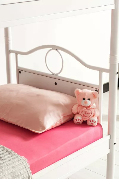 Emerald Kids' Bedroom Metal Bunk Bed and Bed White