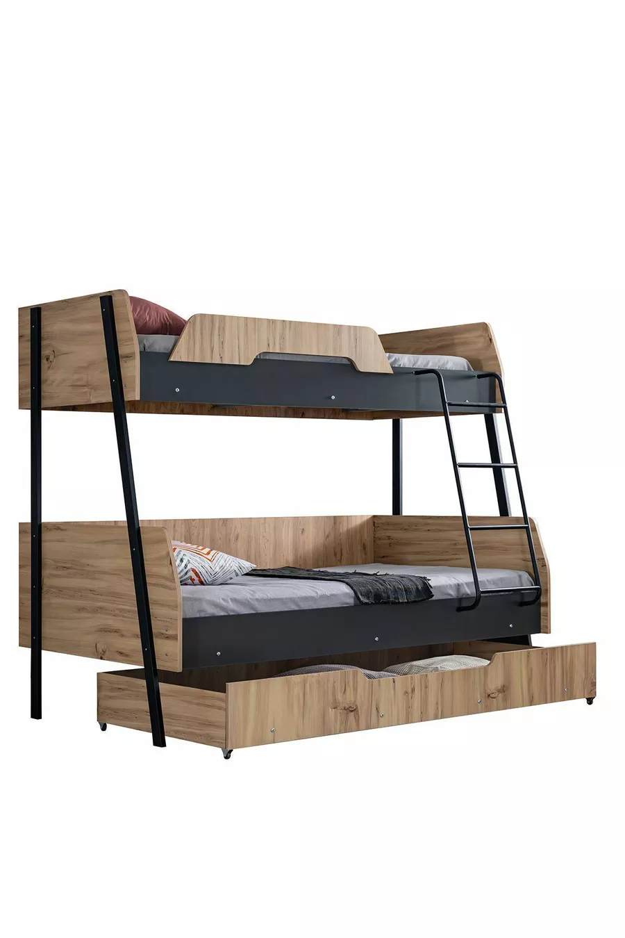 Bunk Bed, Alba Bunk Bed with Child Bed,  cm -  cm