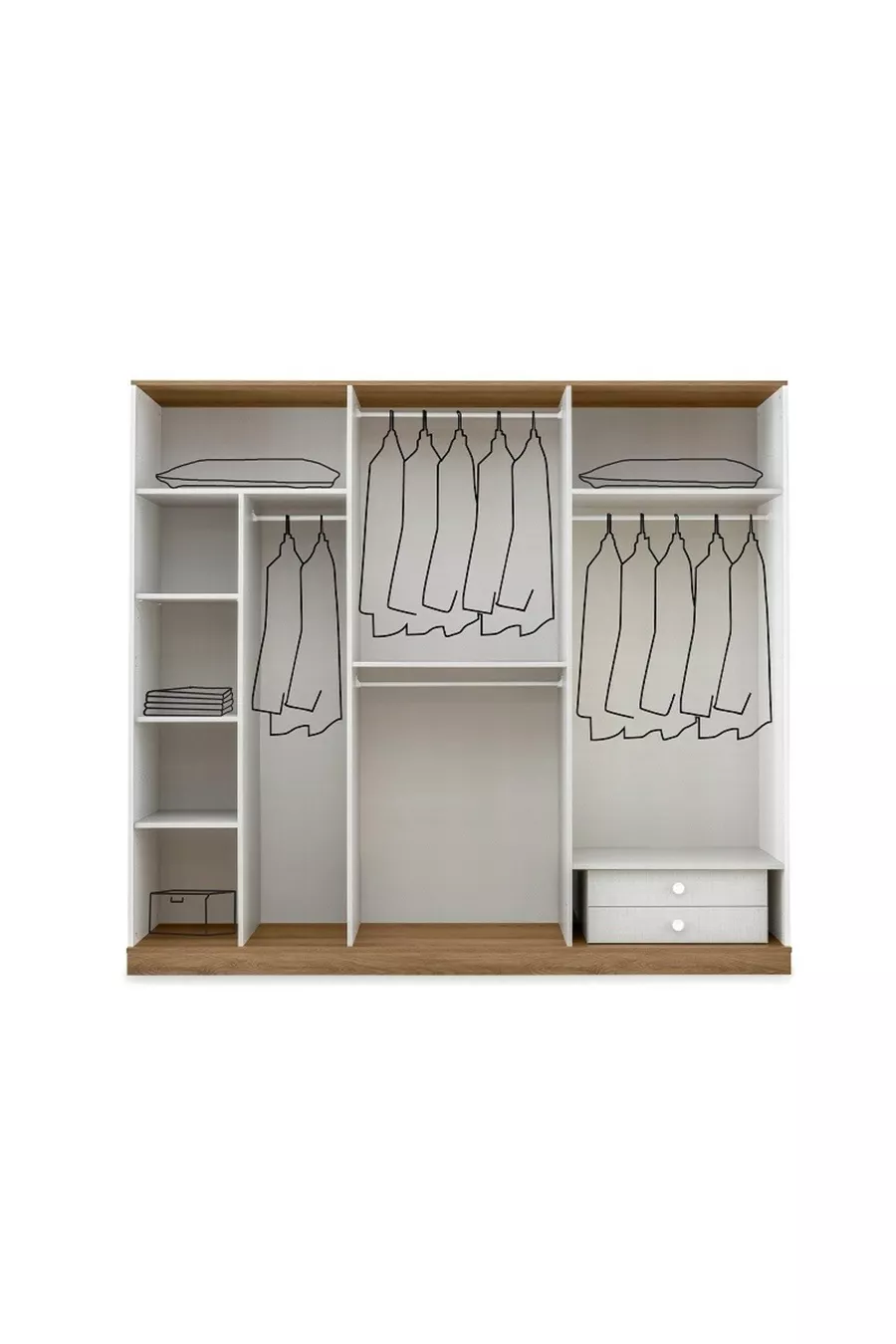 Camera da letto con struttura in MDF Olimpos