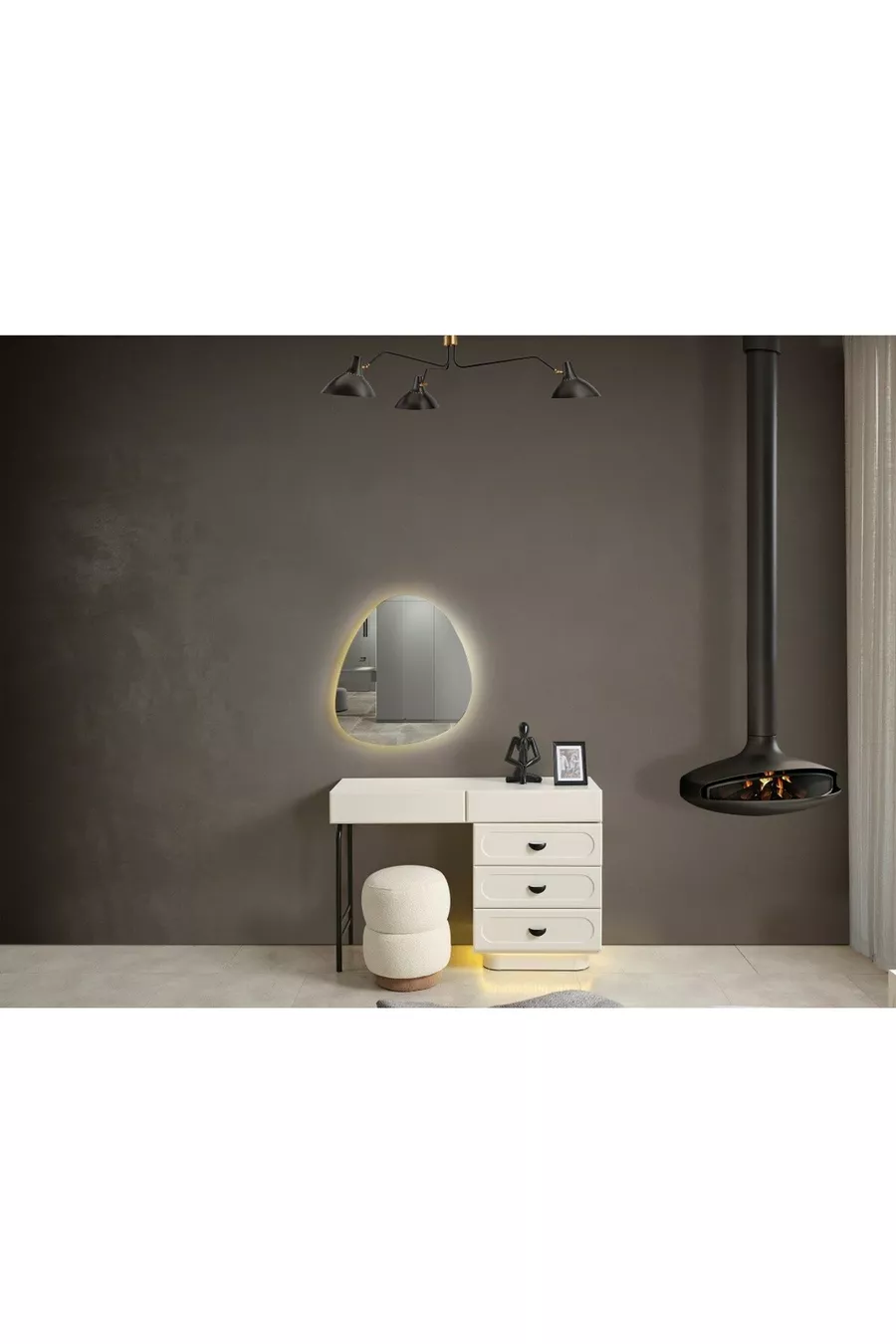 ENSEMBLE DE CHAMBRE À COUCHER TALIN MDF