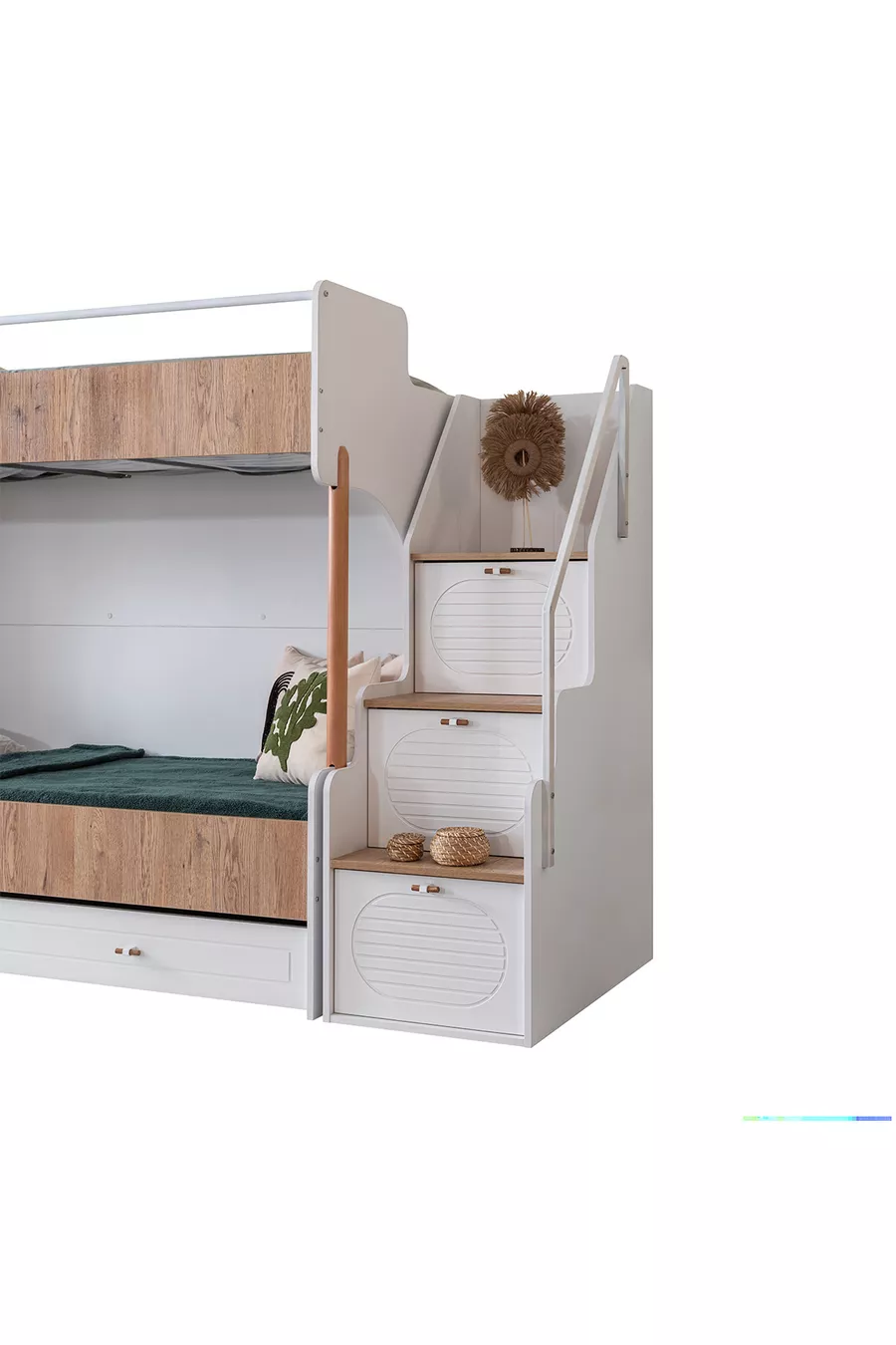 Двухъярусная кровать Ranza Vita Bohem с ящиком и 2 матрасами Comfort