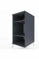 Kronos Nightstand 2-Shelf Anthracite-Anthracite