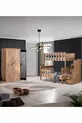 Bunk Bed, Deluxe Detachable Bunk Bed Elite 3-Door Wardrobe