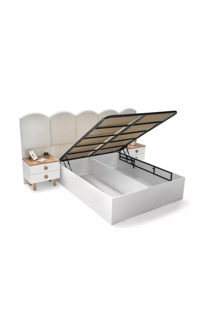ENSEMBLE DE CHAMBRE À COUCHER MDF ALYA BAZALI