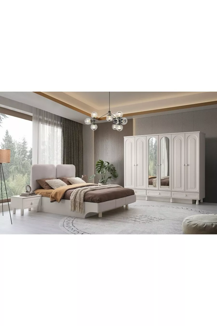 Camera da letto BEYZA in MDF