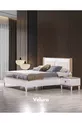 Set camera da letto in legno (Armadio + Comò + Comodino + Letto)