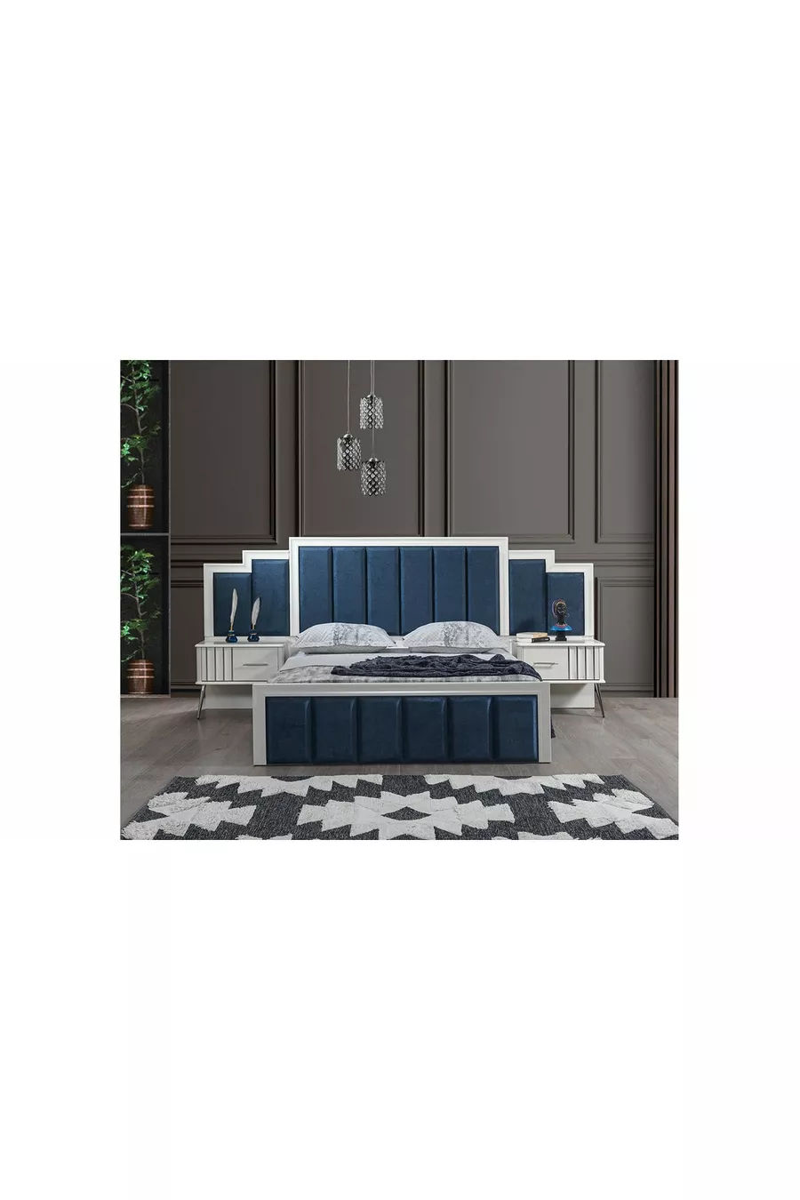 Erva MDF-Based Bedroom Set