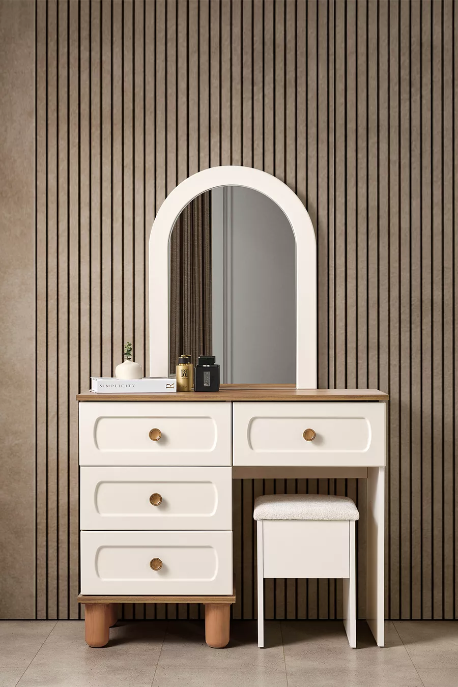 Ensemble de chambre à coucher moderne Sude Bohem Benchli avec 6 portes