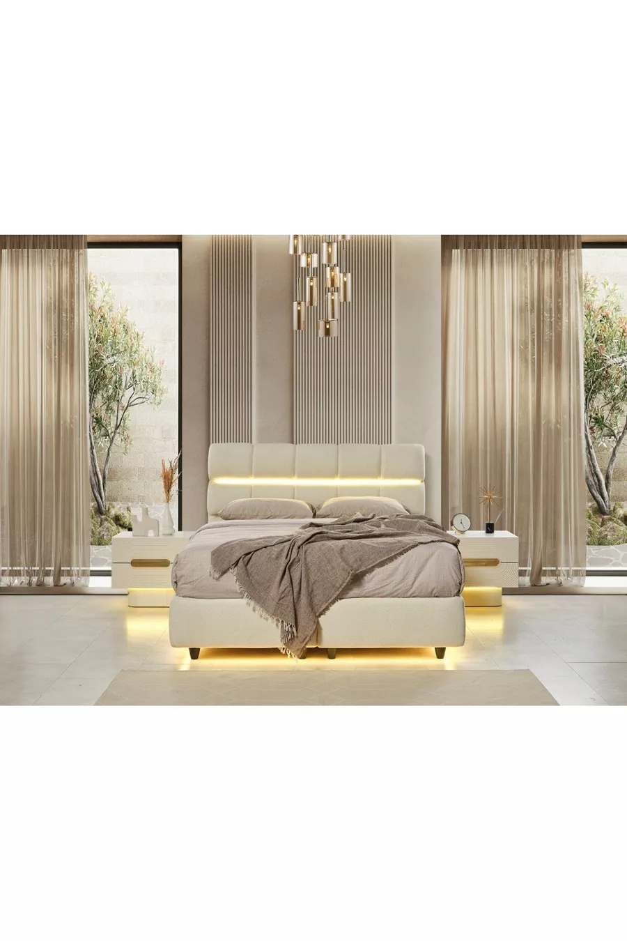 CAMERA DA LETTO BASEL IN MDF