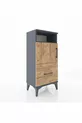 Arges Kast met 2 planken, 1 lade en 2 deuren Antraciet-Den