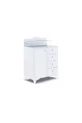 Commode Nevada blanc mat