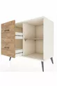 Hyperion Dressoir Met Eén Plank En 2 Lades Agaat-Plant