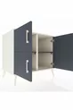 Kronos Dresser 2 Shelves 3 Doors Moonstone-Anthracite