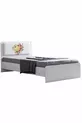Lit superposé, Mira Lit superposé Armoire 2 Matelas Comfort