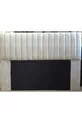 Testata del letto base * Crema - Copertura a righe.