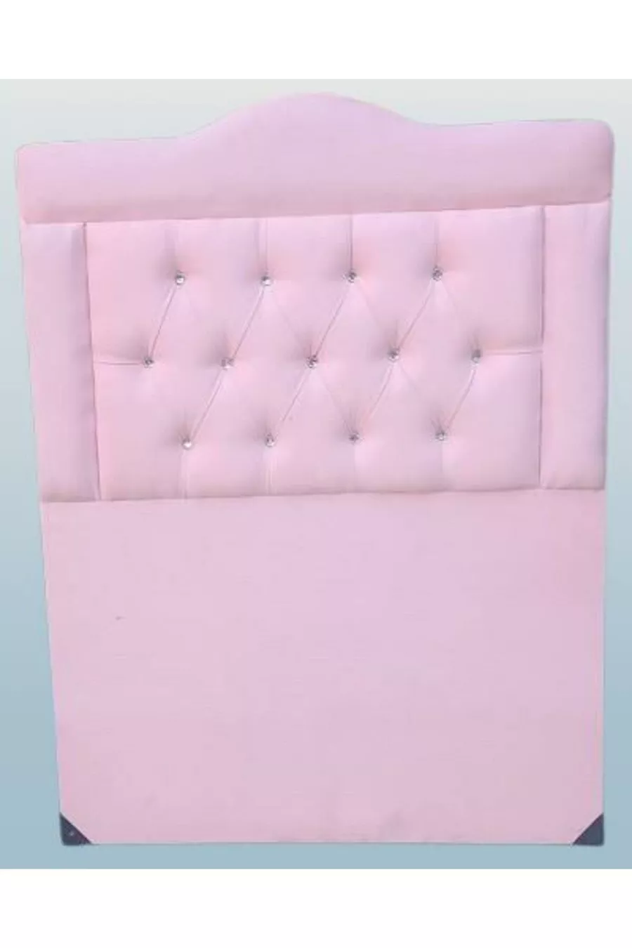 Titre DK Tissu en duvet de poulain pour une personne Couleur rose poudré Fait main