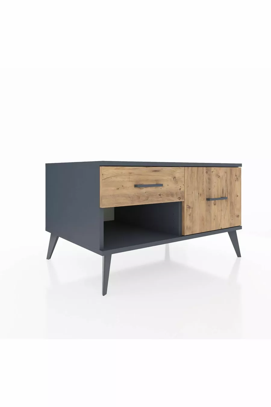 Kronos Dressoir 2 Lades Antraciet-Antraciet/Den