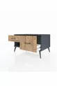 Kronos Dressoir 2 Lades Antraciet-Antraciet/Den